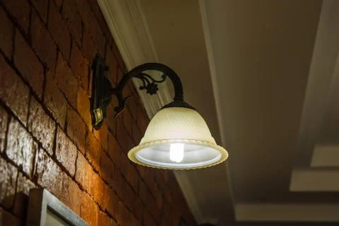 Wall lamp 스톡 사진