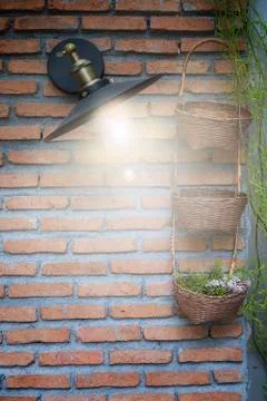 Wall lamp Foto stock