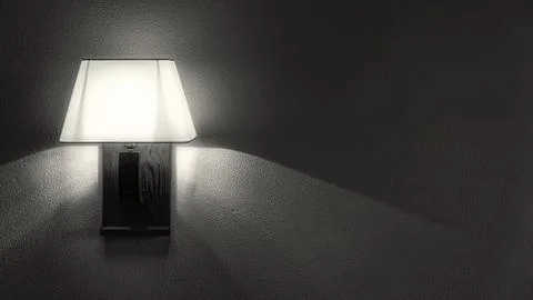 A wall lamp. Stock Photos
