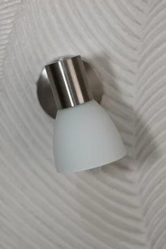 Wall lamp on the wall Stock Photos