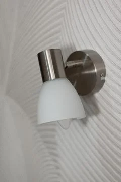 Wall lamp on the wall Stock Photos