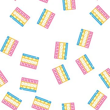 Wall layers vector seamless pattern color Ilustración de archivo