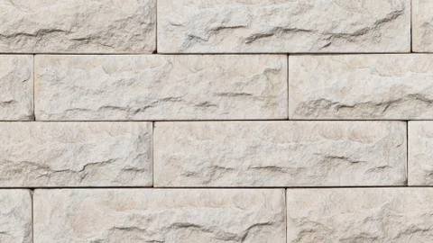 Wall light artificial stone Foto stock