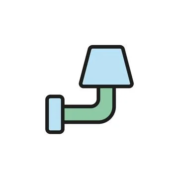 Wall light icon vector design templates simple and modern Stock Illustration