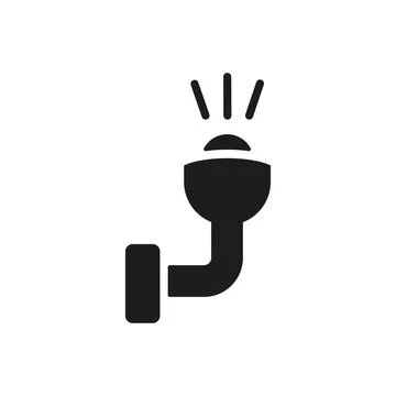 Wall light icon vector design templates simple and modern Stock Illustration
