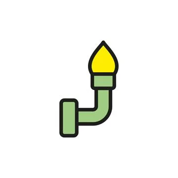 Wall light icon vector design templates simple and modern Stock Illustration