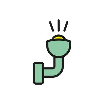 Wall light icon vector design templates simple and modern Stock Illustration