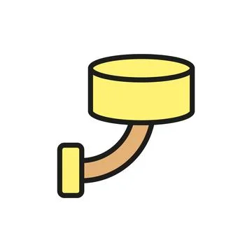 Wall light icon vector design templates simple and modern Stock Illustration