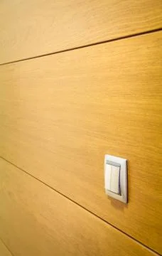 Wall with light switch detail Stock Photos