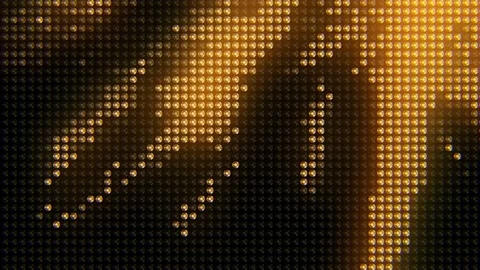 Wall of Lights Stockbeeldmateriaal 233153420