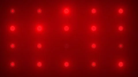 Wall of Lights Red Stock Footage 53682216