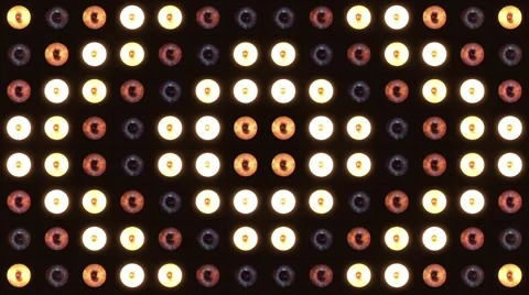 Wall of Lights Vj Loop Video stock 64128106