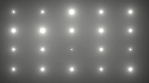 Wall of Lights White Stock Footage 53734552