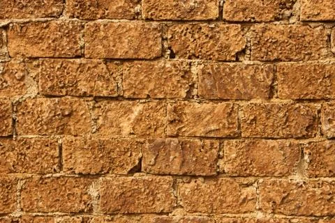 Wall with limestone blocks Stock Photos