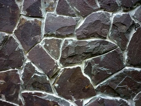 Wall lined stone, texture, background Stock Photos