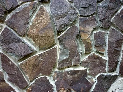 Wall lined stone, texture, background Stock Photos