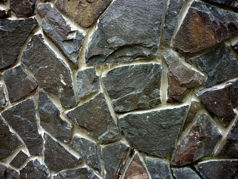Wall lined stone, texture, background Foto stock