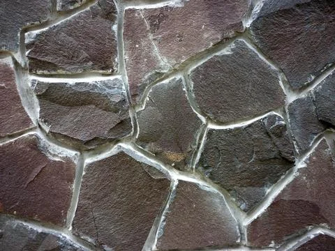 Wall lined stone, texture, background Stock Photos