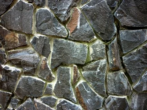 Wall lined stone, texture, background Stock Photos