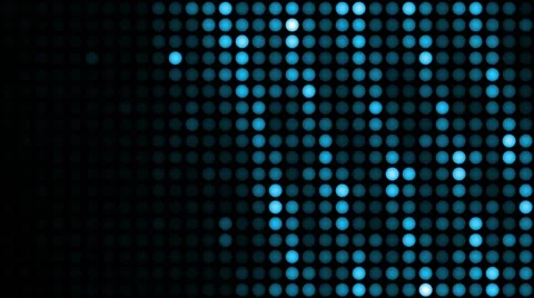 Wall made of abstract bulbs Stock Footage 61512645