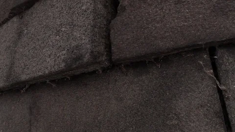 Wall made of big stone, foundation made of big stone, foundation of building Video stock 73683314