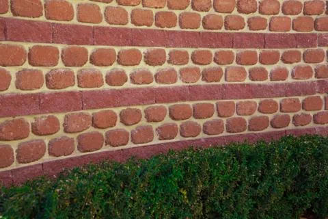 Wall made of bricks Stock Photos