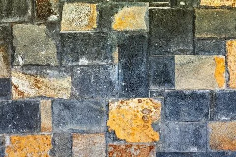 Wall made from crafted corals Stock-Fotos