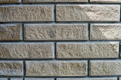 Wall made of facing bricks. Backgrounds, texture Stock Photos