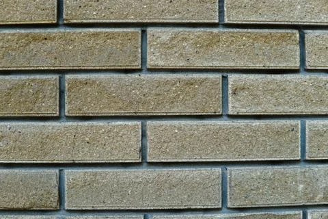 Wall made of facing bricks. Backgrounds, texture Stock Photos