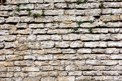 Wall made out of bricks Stock Photos