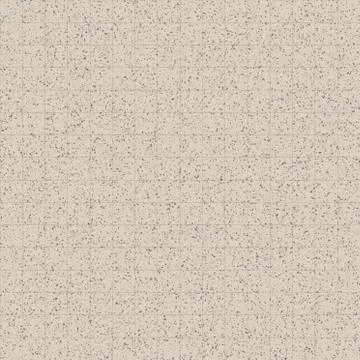 The wall is made of small square tiles beige speckled .Texture or background Illustrazione stock