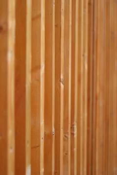 Wall made of wooden posts Stock Photos