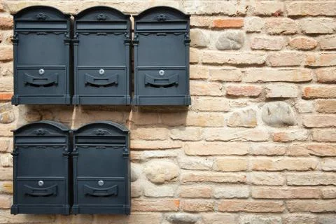 Wall mailbox Stock Photos