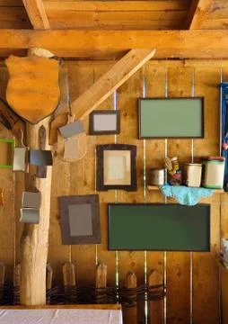 Wall of memories 스톡 사진