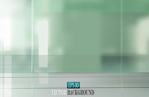 Wall in a modern interior Stock Illustration