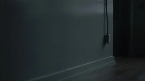 Wall in modern minimal dance studio, establishing shot Vídeos de archivo 104273200