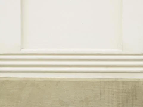 Wall with molding. Stock Photos