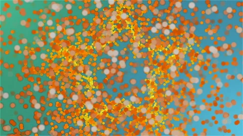 Wall Mood Shimmering Glitter Background Adorable Particles Stock Footage 87616217