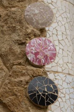 Wall mosiacs Foto stock