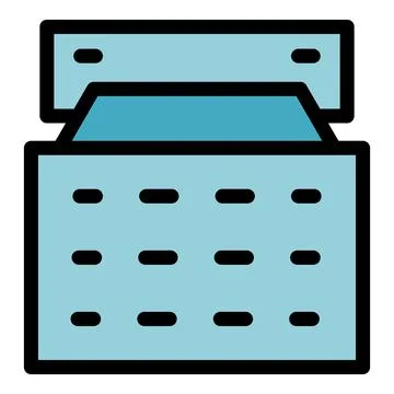 Wall mount icon vector flat Stock Illustration