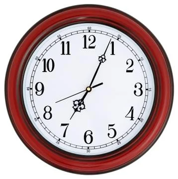 Wall-mounted clock Stock Photos