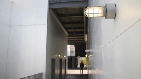 Wall Mounted Light Fixture - Shallow Focus 動画素材 2752407