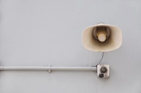 Wall-Mounted Loudspeaker Stock-Fotos