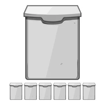 Wall mounted mailbox receiving letters communication delivery Stock Illustration