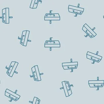 Wall mounted sink line seamless pattern 스톡 일러스트