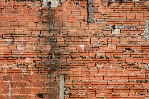 Wall mute with exposed brick Foto stock