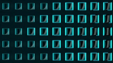 Wall of Neon Lights VJ Loops Stock-Footage 74358978
