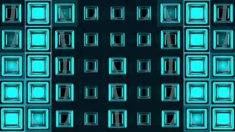 Wall of Neon Lights VJ Loops 库存影片 74359804