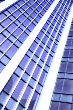 Wall of office building Stock Photos