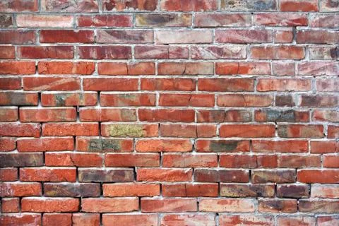 Wall of old brick. Stock Photos